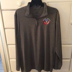 Grey long sleeved running shirt “cool and dry”